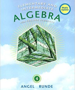 (eBook PDF) Elementary & Intermediate Algebra for College Students, Media Update 4th Edition