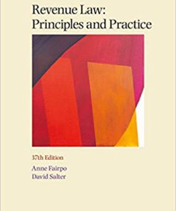 (eBook PDF) Revenue Law: Principles and Practice