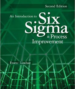 (eBook PDF) An Introduction to Six Sigma and Process Improvement 2nd Edition
