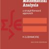 (eBook PDF) Mathematical Analysis: A Straightforward Approach 2nd Edition