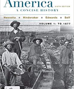(eBook PDF) America: A Concise History, Volume 1 6th Edition