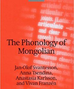 (eBook PDF) The Phonology of Mongolian (The Phonology of the World's Languages) Bilingual Edition