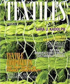 (eBook PDF) Textiles: Basics uPDF (Fashion Series)