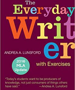(eBook PDF) Everyday Writer with Exercises with 2016 MLA Update 6th Edition