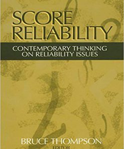 (eBook PDF) Score Reliability: Contemporary Thinking on Reliability Issues