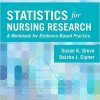 (eBook PDF) Statistics for Nursing Research - E-Book: A Workbook for Evidence-Based Practice 2nd Edition,