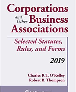 (eBook PDF) Corporations and Other Business Associations: Selected Statutes, Rules, and Forms, 2019