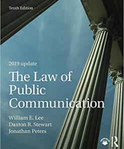 (eBook PDF) The Law of Public Communication 10th Edition