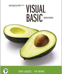 (eBook PDF) Starting Out With Visual Basic 8th Edition by Tony Gaddis