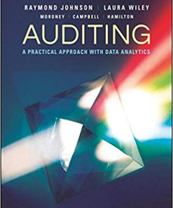 (eBook PDF) Auditing: A Practical Approach with Data Analytics by Raymond N. Johnson