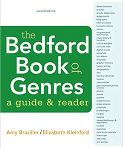 (eBook PDF) The Bedford Book of Genres: A Guide and Reader 2nd Edition