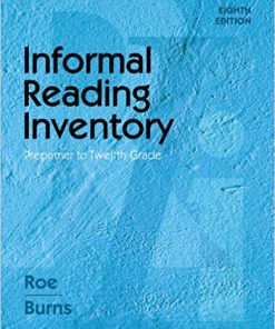 (eBook PDF) Informal Reading Inventory: Preprimer to Twelfth Grade 8th Edition