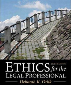 (eBook PDF) Ethics for the Legal Professional 8th Edition