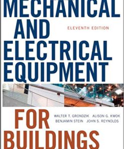 (eBook PDF) Mechanical and Electrical Equipment for Buildings 11th Edition