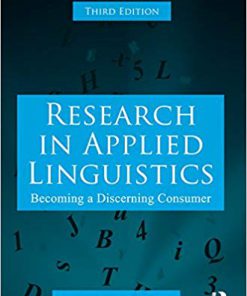 (eBook PDF) Research in Applied Linguistics: Becoming a Discerning Consumer 3rd Edition