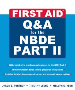 (eBook PDF) First Aid Q&A for the NBDE Part II (First Aid Series)