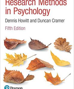 (eBook PDF) Research Methods in Psychology 5th Edition