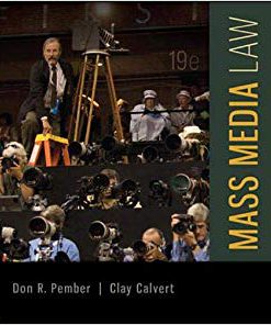 (eBook PDF) Mass Media Law 19th Edition