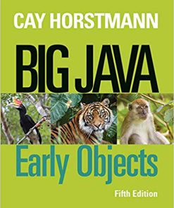 (eBook PDF) Big Java: Early Objects 5th Edition