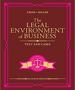 (eBook PDF) The Legal Environment of Business: Text and Cases 11th Edition