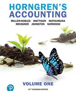 (eBook PDF) Horngren's Accounting, Volume 1, Eleventh 11th Canadian Edition