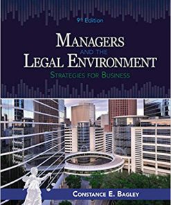 (eBook PDF) Managers and the Legal Environment: Strategies for Business 9th Edition