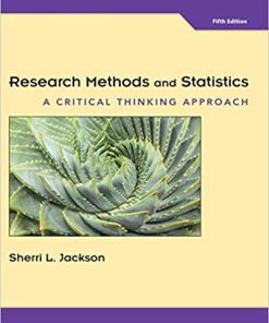 (eBook PDF) Research Methods and Statistics: A Critical Thinking Approach 5th Edition