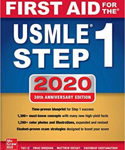 (eBook PDF) First Aid for the USMLE Step 1 2020, Thirtieth Edition 30th Edition