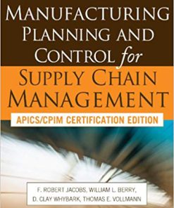 (eBook PDF) Manufacturing Planning and Control for Supply Chain Management