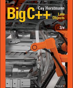(eBook PDF) Big C++: Late Objects 3rd Edition