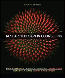 (eBook PDF) Research Design in Counseling 4th Edition