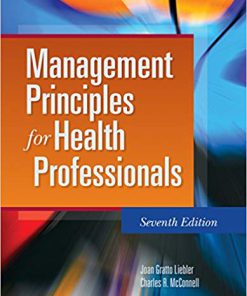 (eBook PDF) Management Principles for Health Professionals 7th Edition