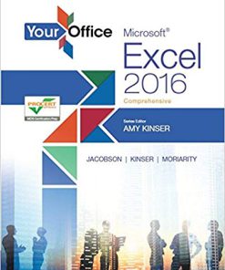 (eBook PDF) Your Office: Microsoft Excel 2016 Comprehensive