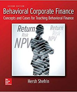 (eBook PDF) Behavioral Corporate Finance 2nd Edition