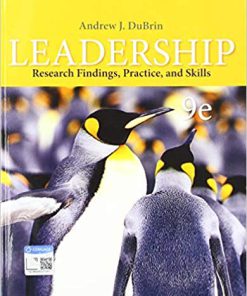 (eBook PDF) Leadership: Research Findings, Practice, and Skills 9th Edition