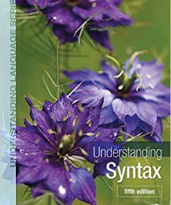 (eBook PDF) Understanding Syntax (Understanding Language) 5th Edition