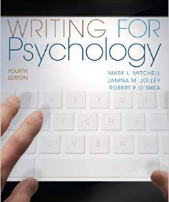 (eBook PDF) Writing for Psychology 4th Edition