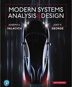 (eBook PDF) Modern Systems Analysis and Design 9th Edition