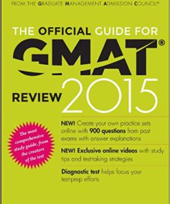 (eBook PDF) The Official Guide for GMAT Review 2015 14th Edition