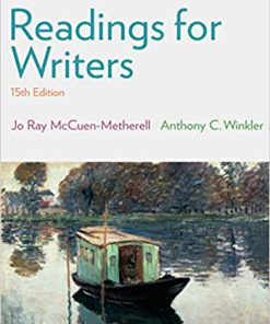 (eBook PDF) Readings for Writers 15th Edition