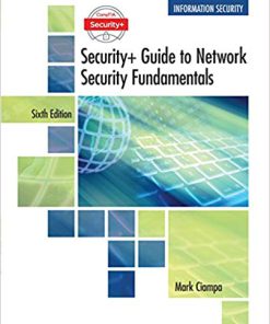 (eBook PDF) CompTIA Security+ Guide to Network Security Fundamentals 6th Edition