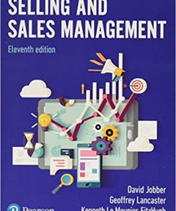 (eBook PDF) Selling and Sales Management 11th Edition