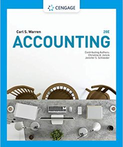 (eBook PDF) Accounting 28th Edition by Carl Warren