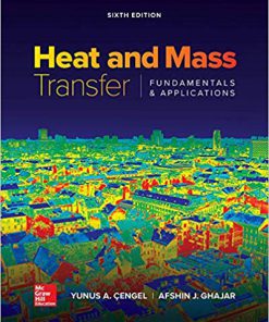 (eBook PDF) Heat and Mass Transfer: Fundamentals and Applications 6th Edition