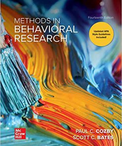(eBook PDF) Methods in Behavioral Research 14th Edition