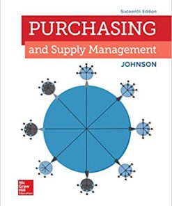 (eBook PDF) Purchasing and Supply Management 16th Edition