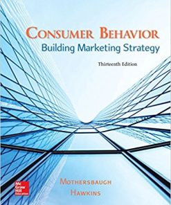 (eBook PDF) Consumer Behavior Building Marketing Strategy 13th