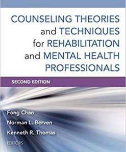 (eBook PDF) Counseling Theories and Techniques for Rehabilitation and Mental Health Professionals, Second Edition