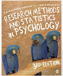 (eBook PDF) Research Methods and Statistics in Psychology 3rd Edition