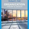 (eBook PDF) Organization Theory & Design 13th Edition